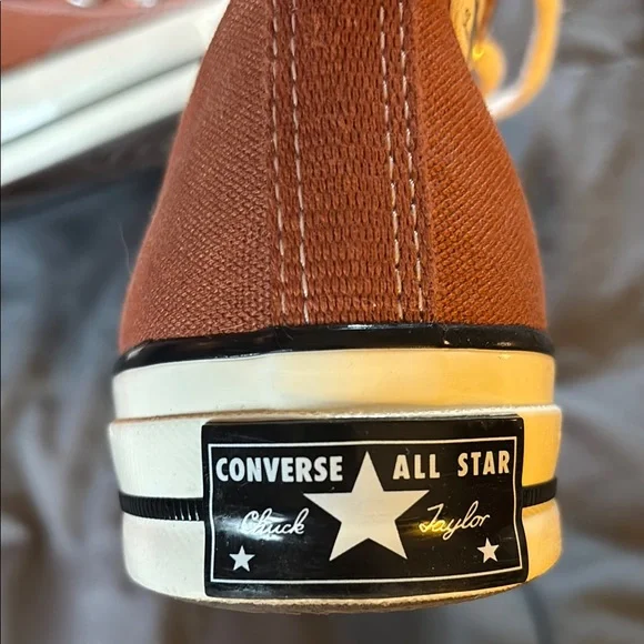Converse High Top Sneakers - Rust and White - Picture 3 of 3